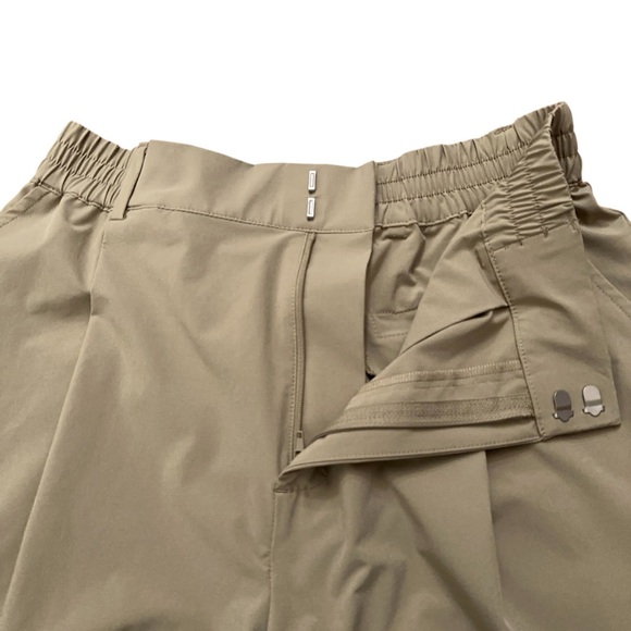 Alo High-Waist Pursuit Trouser Pants Womens Size S Regular Fit Stretch Beige - Picture 3 of 8